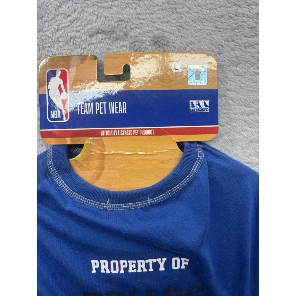 NBA Dallas Mavericks Pets First Dog T-Shirt Blue Large MAV-4014-LG NEW
